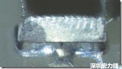 不沾錫，空焊不沾錫