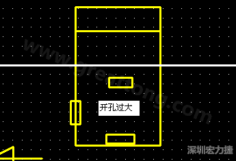 PCB設(shè)計(jì)時(shí)后焊元件焊盤開孔過大容易使焊錫流進(jìn)插座造成短路。