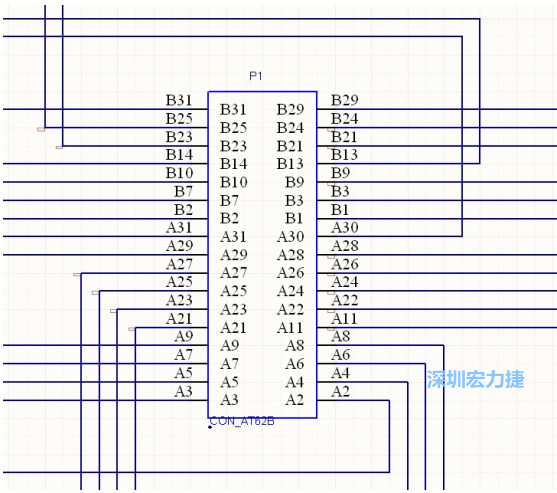 雙擊 1.SchDoc，文件可以被正常打開，下圖是其中的一部分：