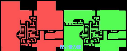 此操作可使文件中大部分的焊盤輸出后仍為焊盤，不會(huì)成為線性焊盤，并且不會(huì)產(chǎn)生像下圖一樣的短路情況