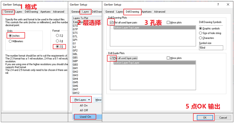 輸出Gerber部分，F(xiàn)ile下選擇 Gerber Files
